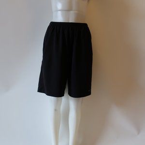 NIKE ATHLETIC BLACK  DRI FIT SHORTS SZ L